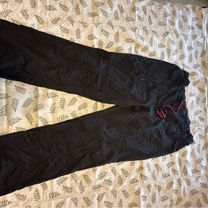 Scrub Star Black with Pink Wide Leg Scrub Pants